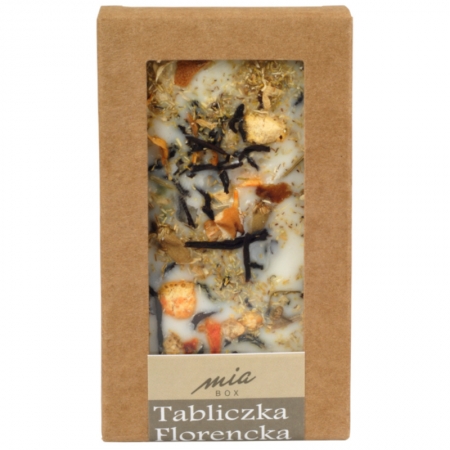 MIA BOX Tabliczka Florencka - zawieszka zapachowa TABACCO, 90% wosk sojowy 30g